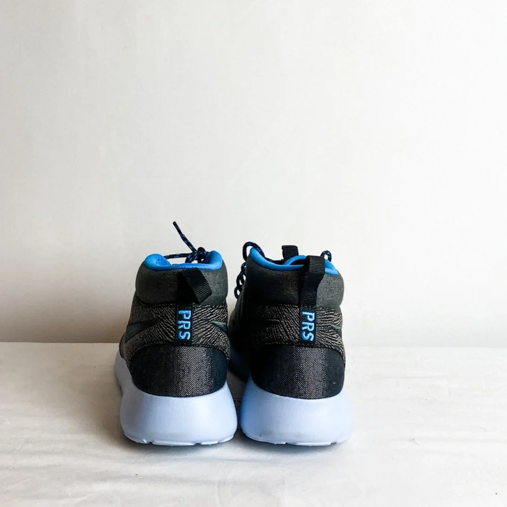 NIKE Roshe Run Mid City Pack Paris Sneakerboot Anthracite - Picture 3 of 11